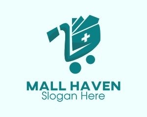 Medical Supplies Shopping  logo design