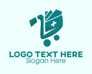 Blue - Medical Supplies Shopping logo design