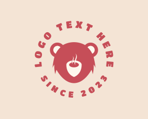 Badge - Bear Cup Cafe logo design