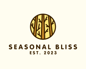 Season - Autumn Forest Season logo design