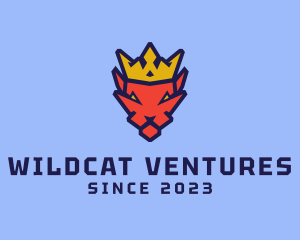 Wildcat - Safari King Cat logo design