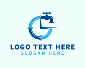 Second - Pipe Faucet Plumbing logo design