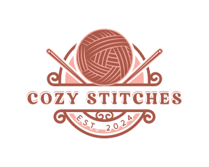 Yarn Crochet Knitting logo design