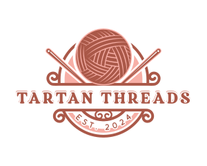 Yarn Crochet Knitting logo design