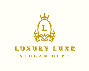 Luxury Crown Crest logo design