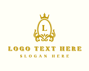 Crown - Luxury Crown Crest logo design