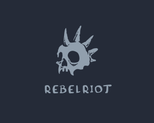 Punk Horror Skull logo design