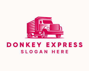 Express Transportation Truck  logo design