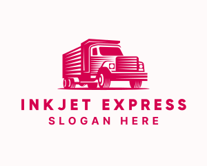 Express Transportation Truck  logo design