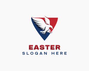 Patriotic Flying Eagle Logo