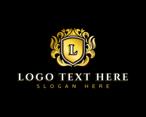 Luxury - Royal Crest Shield logo design