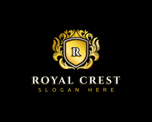 Royal Crest Shield logo design