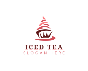 Sweet Cupcake Dessert logo design