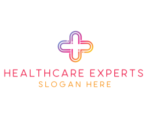 Physician - Gradient Medical Plus logo design