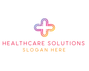 Physician - Gradient Medical Plus logo design