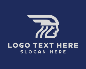 Courier Service - Grey Human Logistics logo design