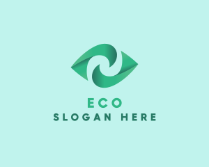 Eco Leaf Plant logo design