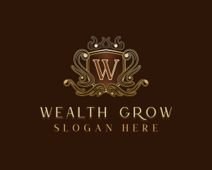 Luxury Royal Shield logo design