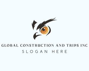 Owl Bird Aviary Logo