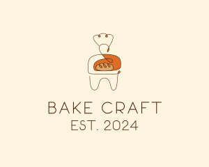 Abstract Bread  Baker logo design