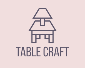 Table - Table Desk Lamp logo design