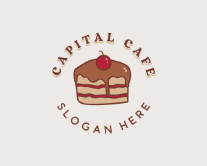 Chocolate Cherry Cake logo design