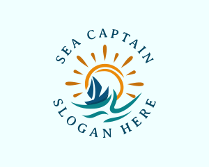 Sunny Maritime Boat logo design