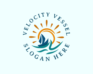 Sunny Maritime Boat logo design