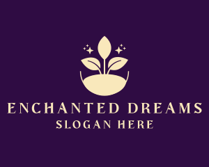 Enchanted - Enchanted Organic Leaf logo design