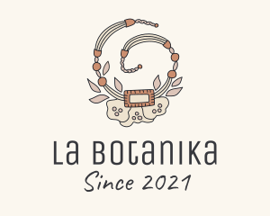 Bohemian - Boho Flower Necklace logo design
