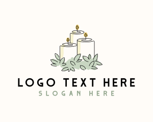 Minimalist - Candle Light Decor logo design