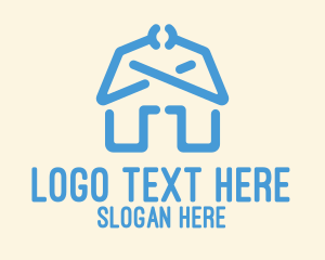 Barn - Blue Barn House logo design