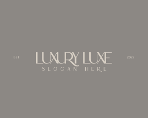 Luxury Brand Business logo design