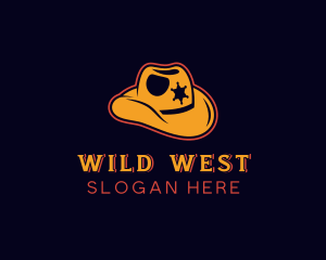 Cowboy - Cowboy Sheriff Hat logo design