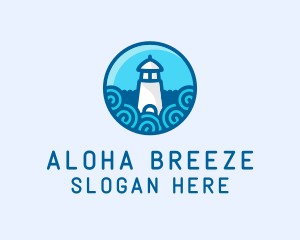 Coastal Marine Lighthouse logo design