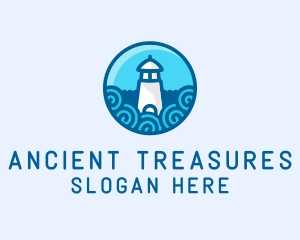 Coastal Marine Lighthouse logo design