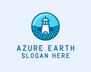 Coastal Marine Lighthouse logo design