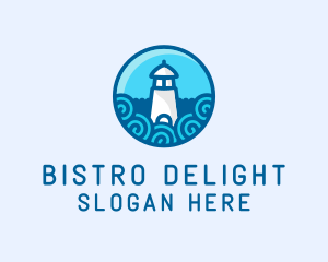 Coastal Marine Lighthouse logo design