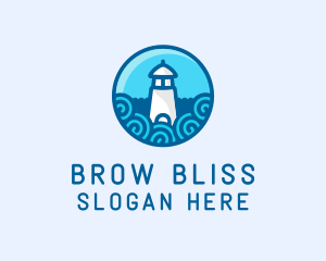 Coastal Marine Lighthouse logo design