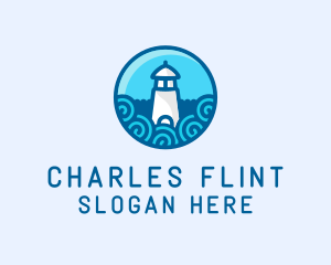 Coastal Marine Lighthouse logo design