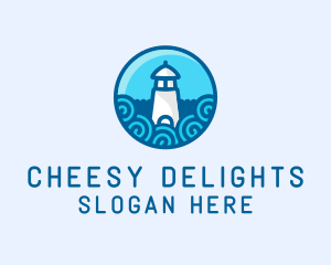 Coastal Marine Lighthouse logo design