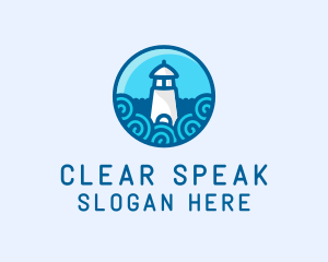 Coastal Marine Lighthouse logo design