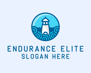 Coastal Marine Lighthouse logo design