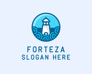 Coastal Marine Lighthouse logo design