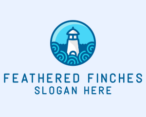 Coastal Marine Lighthouse logo design