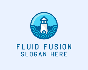 Coastal Marine Lighthouse logo design