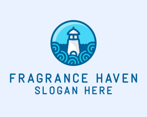 Coastal Marine Lighthouse logo design