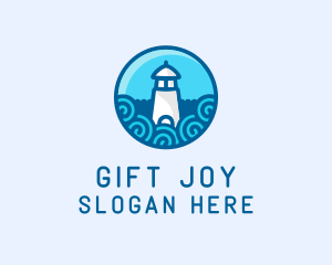 Coastal Marine Lighthouse logo design