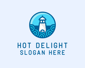 Coastal Marine Lighthouse logo design