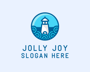 Coastal Marine Lighthouse logo design